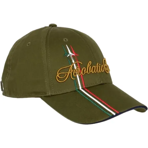 Embroidered Tricolor Arrows Cap , unisex, Sizes: ONE SIZE - aeronautica militare - Modalova