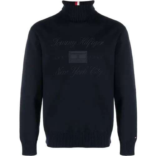 Blauer Herren Sweatshirt - Tommy Hilfiger - Modalova