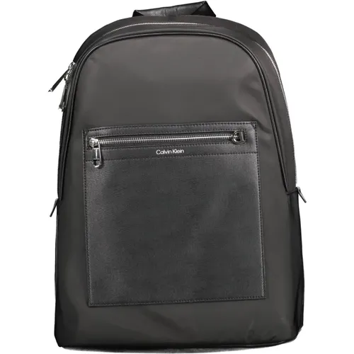 Mens Backpack with Laptop Pocket , male, Sizes: ONE SIZE - Calvin Klein - Modalova