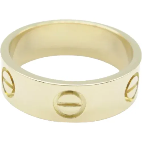 Pre-owned Gold rings , female, Sizes: ONE SIZE - Cartier Vintage - Modalova