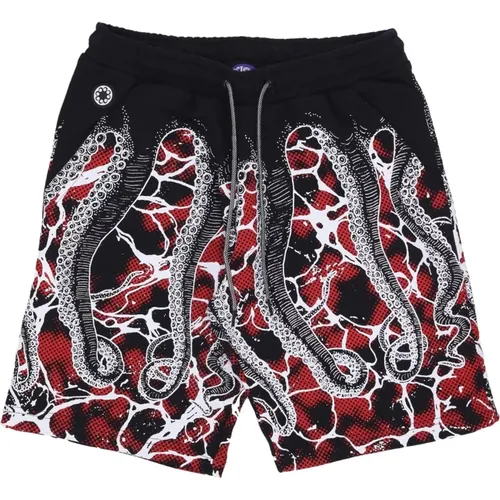 Marmor Sweatshort Schwarz Octopus - Octopus - Modalova