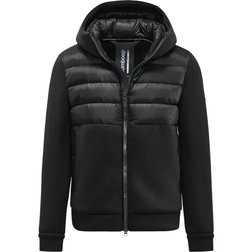 Versatile Bimaterial Hooded Jacket , male, Sizes: 2XL, S, L, 3XL, M, XL - BomBoogie - Modalova