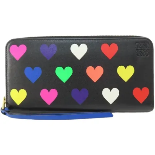 Pre-owned Leather wallets , female, Sizes: ONE SIZE - Loewe Pre-owned - Modalova