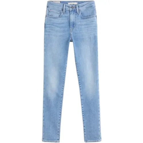 Levi's , High Rise Skinny Jeans with Heart Detail , female, Sizes: W27 L30, W23 L30, W25 L30, W24 L30, W32 L30, W31 L30 - Levis - Modalova