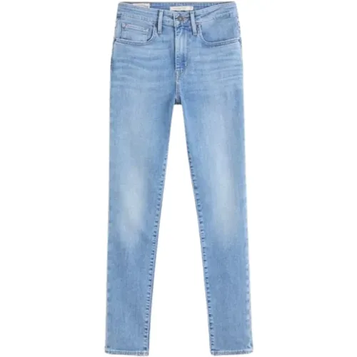 Levi's , High Rise Skinny Jeans with Heart Detail , female, Sizes: W27 L30, W28 L30, W23 L30, W25 L30, W24 L30, W32 L30, W31 L30 - Levis - Modalova