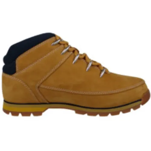 Mid Hiker Leder Braun Wanderschuhe , Herren, Größe: 46 EU - Timberland - Modalova