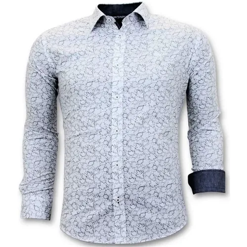 Men Exclusive Italian Shirt - Slim Fit Digital Printing - 3048 , male, Sizes: XL, 2XL, S - Gentile Bellini - Modalova