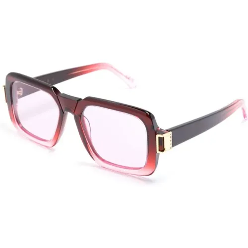 Faded Burgundy Sunglasses , female, Sizes: 55 MM - Marni - Modalova