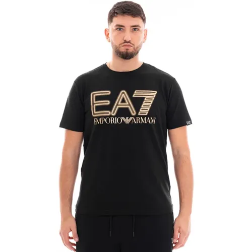 Herren T-Shirt Casual Stil - Emporio Armani EA7 - Modalova