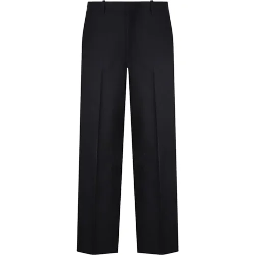 Stylish WoolStraight Trousers for Men , male, Sizes: XS, M - Prada - Modalova