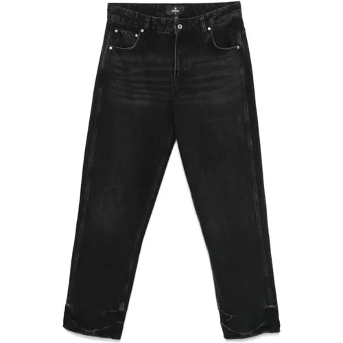 Straight Leg Denim Trousers , male, Sizes: W33, W31 - Represent - Modalova