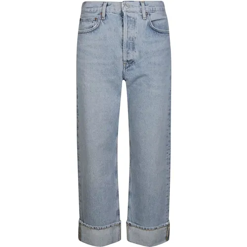 Stylische Cropped Jeans für Frauen , Damen, Größe: W27 - Agolde - Modalova