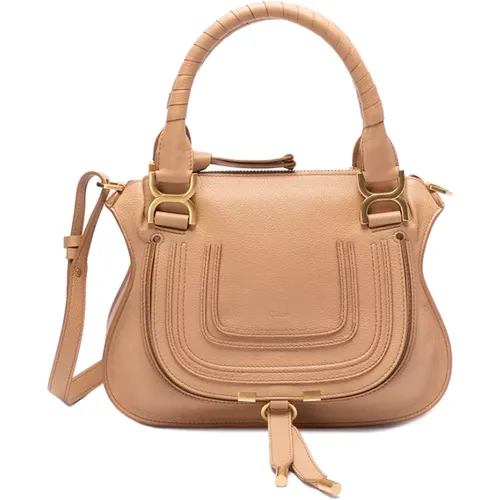 Marcie` Small `Double Carry` Bag , female, Sizes: ONE SIZE - Chloé - Modalova