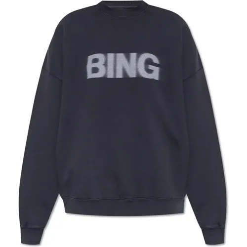 Sweatshirt mit Logo , Damen, Größe: S - Anine Bing - Modalova