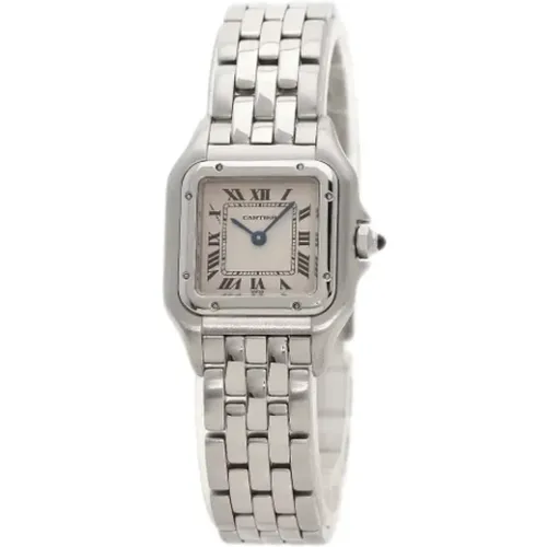 Pre-owned Glass watches , female, Sizes: ONE SIZE - Cartier Vintage - Modalova