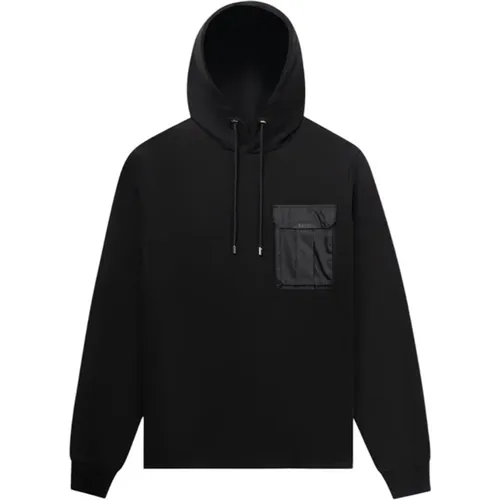 Regulärer Hoodie Jet Schwarz , Herren, Größe: M - BALR. - Modalova