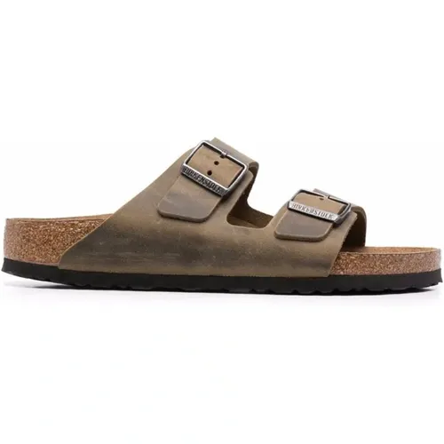 Buckle Arizona Sandals Slip-On Open Toe , male, Sizes: 5 UK, 8 UK, 11 UK, 9 UK, 10 UK, 6 UK, 7 UK - Birkenstock - Modalova