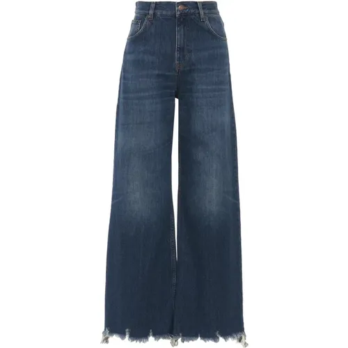 Cropped Jeans with Raw Hem , female, Sizes: W28, W27 - Chloé - Modalova