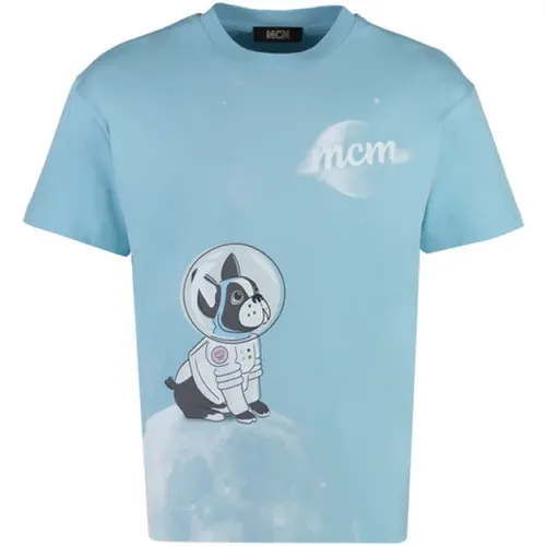 Stylisches T-Shirt , Herren, Größe: XS - MCM - Modalova