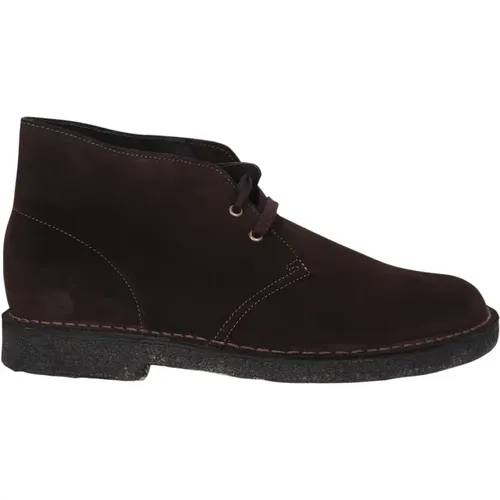 Desert Suede Lace-Up Ankle Boot , male, Sizes: 7 UK - Clarks - Modalova
