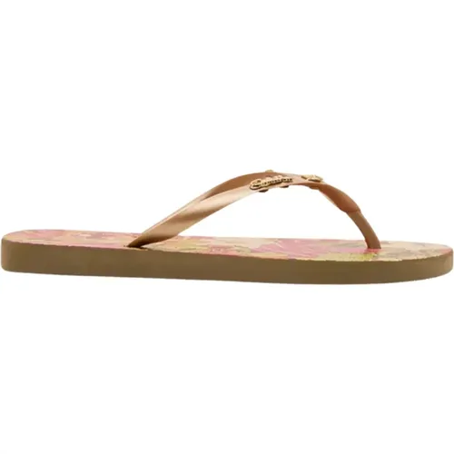 Blumige Flip Flops Stilvolles Sommeraccessoire - Camilla - Modalova