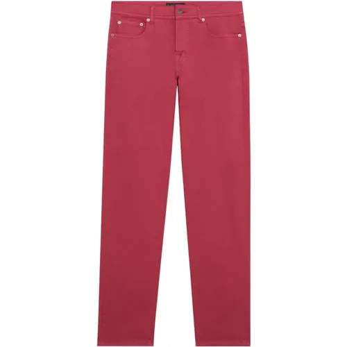 Rote Stretch-Baumwoll-Fünf-Pocket-Hose,Dunkelblaue Stretch-Baumwoll-Fünf-Taschen-Hose,Militärische Stretch-Baumwoll-Fünf-Taschen-Hose, Stretch Bau - Brooks Brothers - Modalova