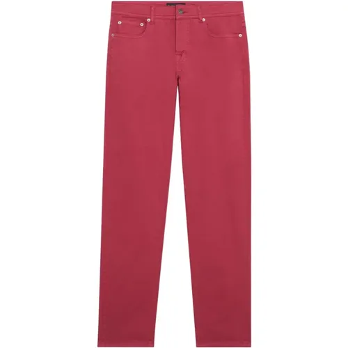 Rote Stretch-Baumwoll-Fünf-Pocket-Hose,Militärische Stretch-Baumwoll-Fünf-Taschen-Hose,Dunkelblaue Stretch-Baumwoll-Fünf-Taschen-Hose, Stretch Bau - Brooks Brothers - Modalova