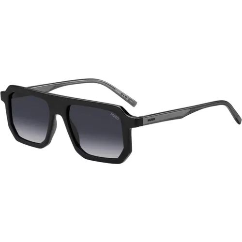 Grey Shaded Sunglasses , male, Sizes: 53 MM - Hugo Boss - Modalova