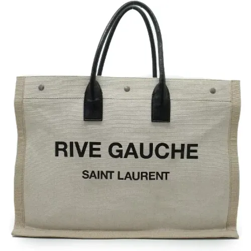 Pre-owned Canvas totes , female, Sizes: ONE SIZE - Yves Saint Laurent Vintage - Modalova