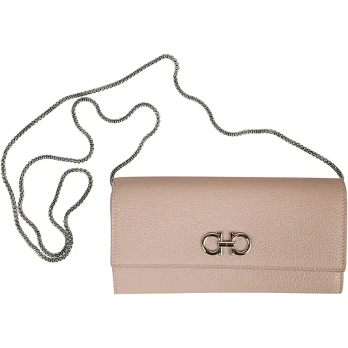 Stilvolle Chain Wallet - Salvatore Ferragamo - Modalova