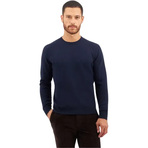 Marineblaue Woll-Kaschmir-Mischungspullover , Herren, Größe: 2XL - Brooks Brothers - Modalova