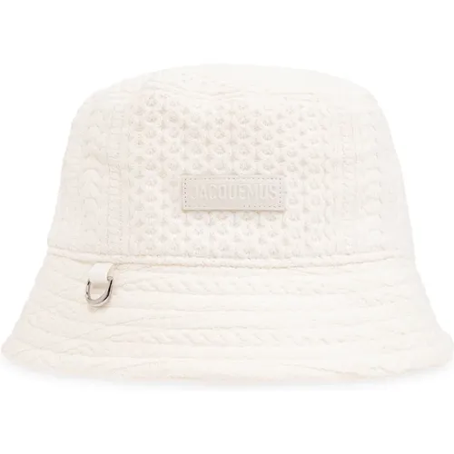 Belo bucket hat with logo , female, Sizes: 58 CM, 60 CM - Jacquemus - Modalova