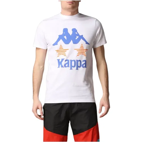 Kurzarm T-Shirt , Herren, Größe: XS - Kappa - Modalova