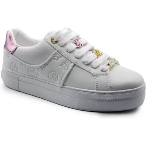 Weiße und rosa Fljgiefal12 Schuhe , Damen, Größe: 41 EU - Guess - Modalova