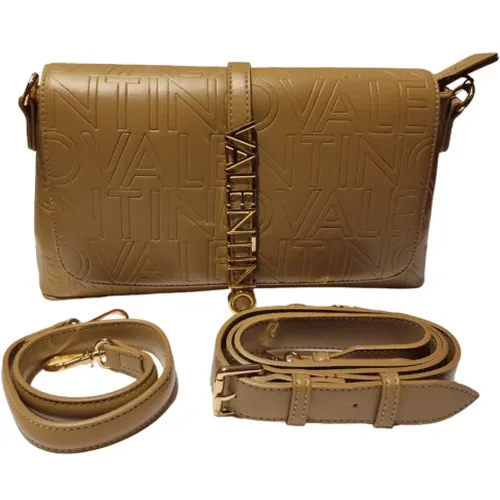 Rectangular Handbag with Gold Details , female, Sizes: ONE SIZE - Valentino by Mario Valentino - Modalova