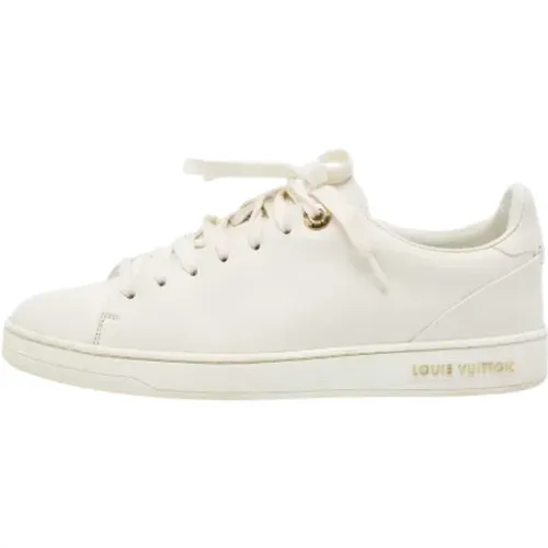 Pre-owned Leather sneakers , female, Sizes: 3 UK - Louis Vuitton Vintage - Modalova