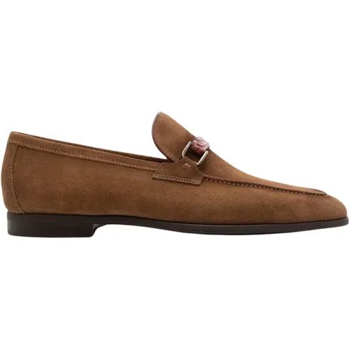 Beige Aston Loafers , Herren, Größe: 41 1/2 EU - Magnanni - Modalova