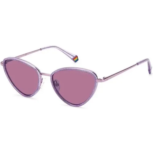 Lila Kunststoff-Sonnenbrille Polarisiert UV-Filter - Polaroid - Modalova