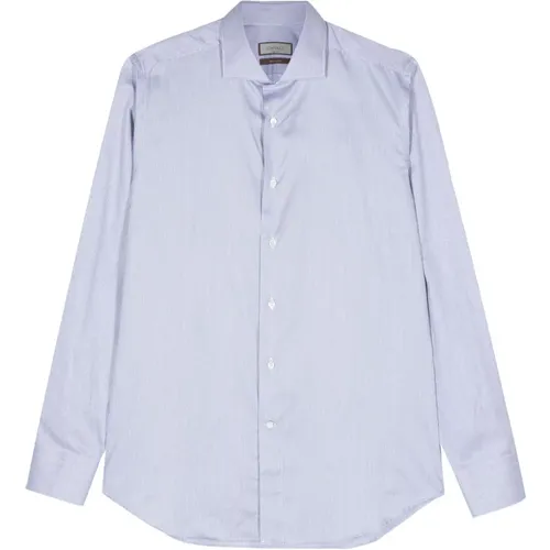 Impeccabile Cotton Striped Shirt , male, Sizes: 5XL, XL, L, 2XL, M, 4XL, 3XL - Canali - Modalova