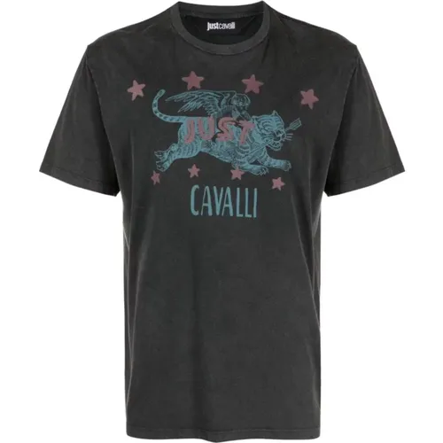 T-Shirts und Polos , Herren, Größe: S - Just Cavalli - Modalova