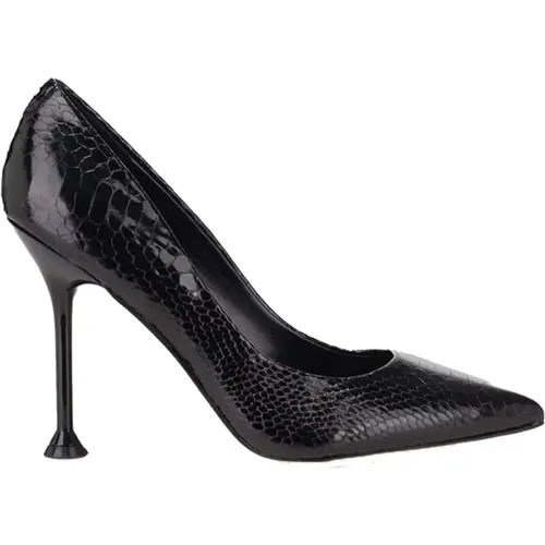 Krokodilmuster High Heel Schuhe , Damen, Größe: 36 EU - Guess - Modalova