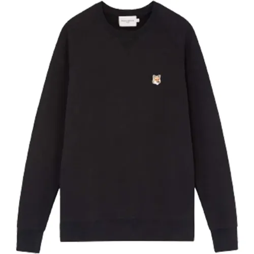Classic Fox Head Sweatshirt , male, Sizes: L - Maison Kitsuné - Modalova
