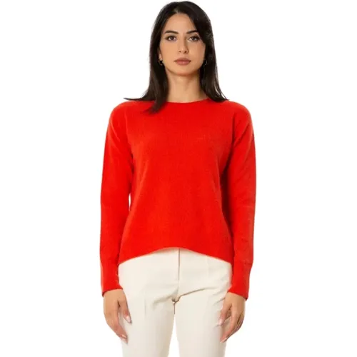 Cashmere Sweater - Melograno Color , female, Sizes: M, S - Vanisé - Modalova