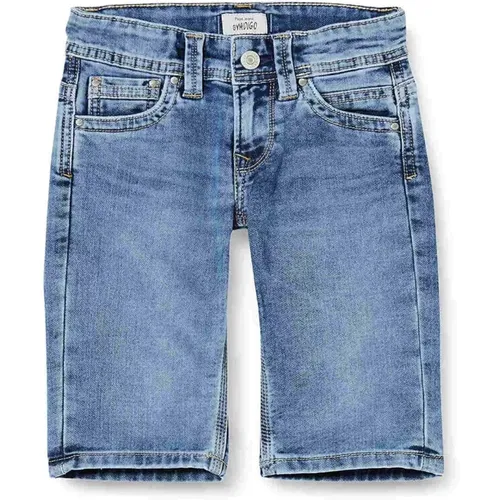 Slim Fit Denim Bermuda Tracker - Pepe Jeans - Modalova