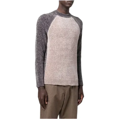 Textured Block Sweater , male, Sizes: M - Emporio Armani - Modalova