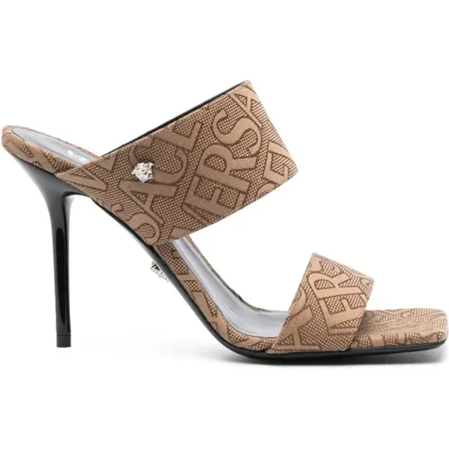 High Heel Sandals , female, Sizes: 3 UK - Versace - Modalova