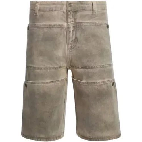 Praktische Shorts - Grau , Herren, Größe: W32 - Guess - Modalova