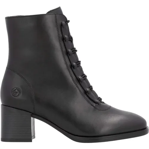 Elegante Schwarze Damen Stiefeletten , Damen, Größe: 41 EU - Remonte - Modalova