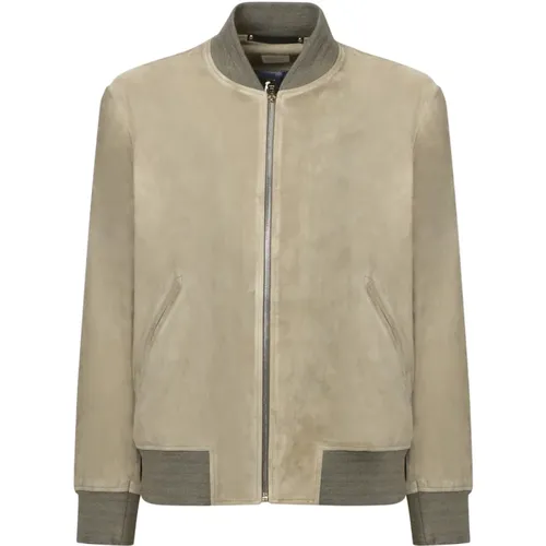 Leather Jacket Aw24 , male, Sizes: XL, M, L, S - PS By Paul Smith - Modalova