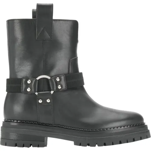 Leather Ankle Boots , female, Sizes: 5 UK, 5 1/2 UK, 3 1/2 UK, 4 1/2 UK - Sergio Rossi - Modalova